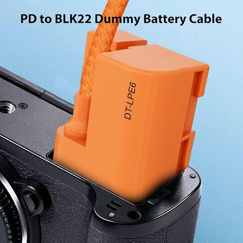 Pomya PD BLK22 USB C PD إلى BLK22 كابل طاقة بطارية الدمية، متوافق مع Lumix GH6 GH5 II DC S5 S5 II IIX GH5II in Kuwait