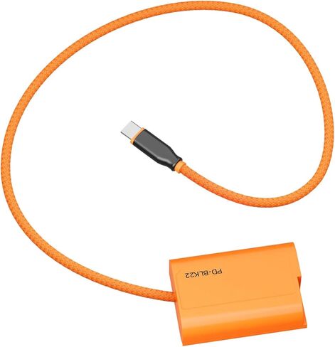 Pomya PD BLK22 USB C PD إلى BLK22 كابل طاقة بطارية الدمية، متوافق مع Lumix GH6 GH5 II DC S5 S5 II IIX GH5II in Kuwait