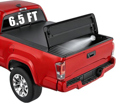 Pensun Soft Tri-Fold Bed Bed Tonneau Cover Fit for 2014-2019 Chevy Silverado GMC Sierra 1500 Pickup 5.8ft 69.6in fleetside in Kuwait