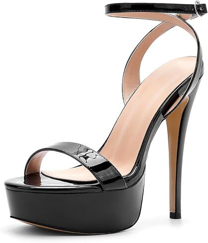 WUXIN H&P Women's Platform Heels Sky High Heel Sandals Party Dress Bridal Evening Shoes in Saudi Arabia