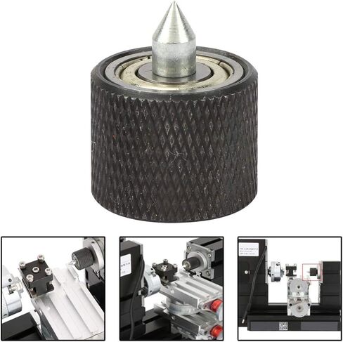 Live Center Lathe, Live Center Rotation Center Cone Mini Multipurpose Lathe Accessory Designed for Miniature Multifunction Lathe in Saudi Arabia