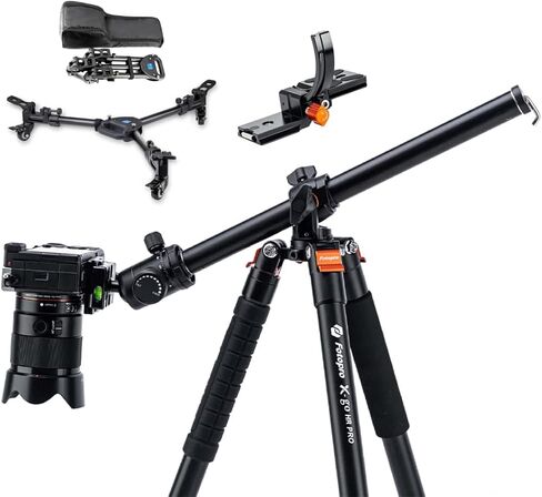 حامل كاميرا فوتوبرو 62 بوصة ثلاثي أفقي مع حامل ثلاثي دوللي وحلقة تثبيت عدسة X-Rotator 75 in Saudi Arabia