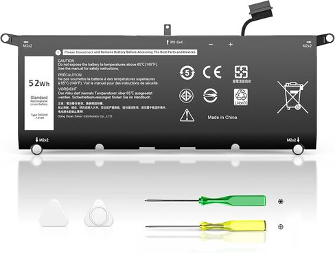 69KF2 86Wh Battery Replacement for Dell G7 15 7500 G15 5510 5511 5520 5515 5521 XPS 15 9500 9510 9520 Precision 5550 5560 5570 Alienware M15 R3 R4 R5 R6 R7 M17 R3 R4 Inspiron 7510 7610 7620 in Kuwait