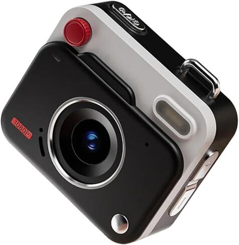كاميرا رقمية صغيرة ريترو مع مستشعر CCD 8 ميجابكسل، تصوير فوتوغرافي وتسجيل فيديو عالي الدقة 1080 بكسل، تثبيت صورة إلكتروني صغير الحجم 9.5 × 7.4 × 3.6 سم، أدوات تحكم تلقائية للطلاب (أحمر) in Saudi Arabia