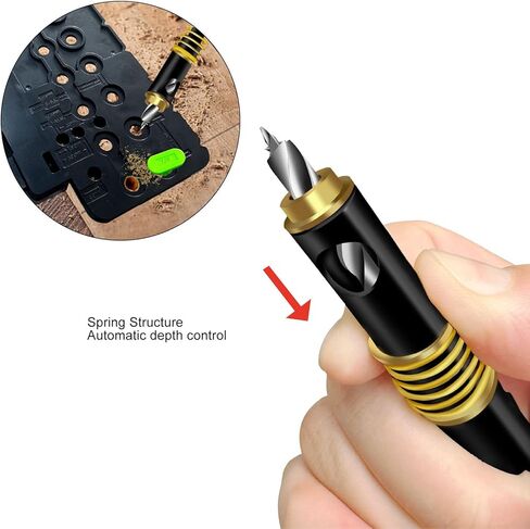 VBESTLIFE Shelf Pin Jig, Shelf Pin Drilling Jig to Create Holes for Wobble Shelves, 1/4in 5mm Accurate Shelf Peg Hole Jigs for Woodworking in Saudi Arabia