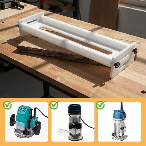 رقصة تسطيح لوح قابل للتعديل من tonchean، مزلقة توجيه HDPE مقاس 48 بوصة لتسطيح ألواح الطاولات، وضع مقيد للرقص لأعمال النجارة DIY in Saudi Arabia