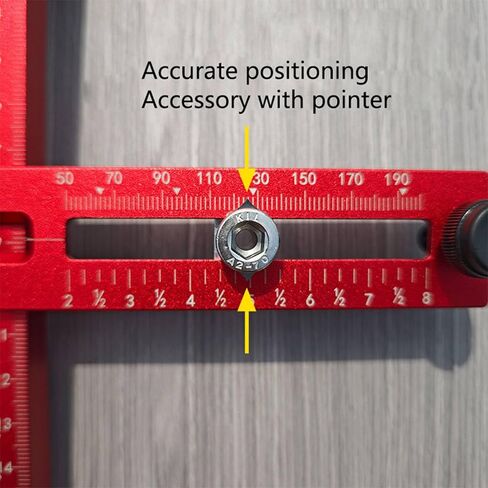 Buachois Cabinet Hardware Jig، أداة قالب خزانة قابلة للتعديل للمقابض والمقابض والسحب، دليل حفر محدد موقع الثقب، دليل حفر دقيق لأعمال النجارة لتثبيت خزانة الأدراج in Saudi Arabia