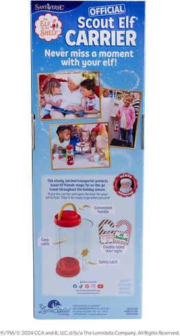 The Elf on the Shelf Scout Elf Carrier The Official Carrier from The North Pole for Scout Elf Family Adventures - Includes 2 Message Tags in Kuwait