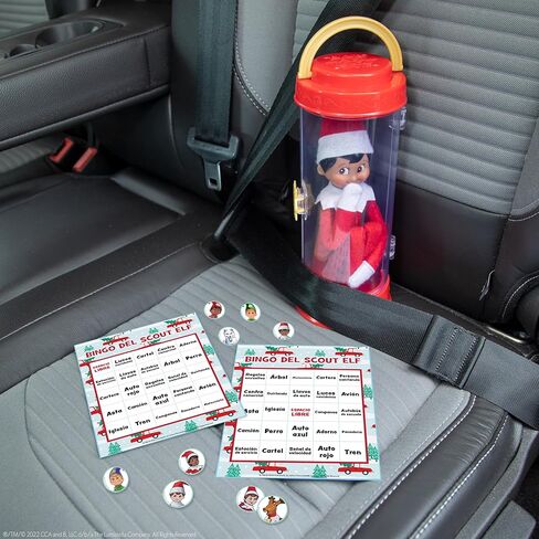 The Elf on the Shelf Scout Elf Carrier The Official Carrier from The North Pole for Scout Elf Family Adventures - Includes 2 Message Tags in Kuwait