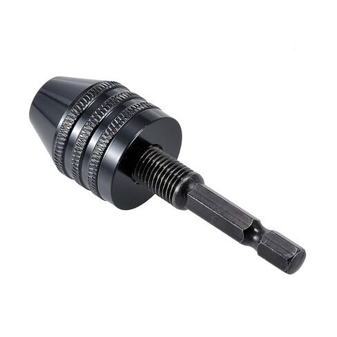 0.3-6.5mm Keyless Drill Chuck Conversion Tool Adapter, Mini 3-Jaw Drill Chuck Quick Change Converter Screwdriver Driver Adapter with 1/4'' Hex Shank for Micro-Production or Medical Industry in Saudi Arabia