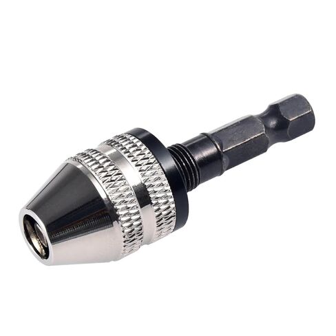 0.3-6.5mm Keyless Drill Chuck Conversion Tool Adapter, Mini 3-Jaw Drill Chuck Quick Change Converter Screwdriver Driver Adapter with 1/4'' Hex Shank for Micro-Production or Medical Industry in Saudi Arabia