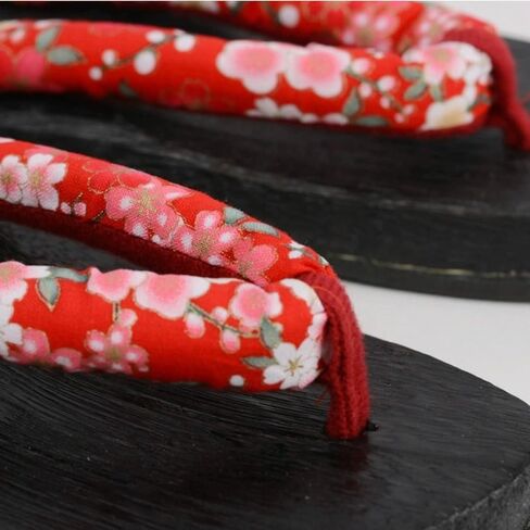 Anime Cosplay Women Japanese Wooden Clog Versatile Geta Sandals Traditional Kimono Slippers Flip Flops in Saudi Arabia