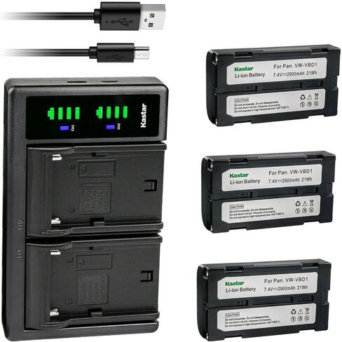 استبدال شاحن بطارية USB Kastar LTD2 لـ VME340A، VME340LA، VME350A، VME368E، VME368LE، VME455LA، VME465LA، VME530A، VME535LA، VME540A، VME540LA، VME545A، VME545LA، VME555LA، VME565 in Kuwait