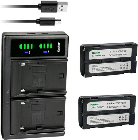 استبدال شاحن بطارية USB Kastar LTD2 لـ VME340A، VME340LA، VME350A، VME368E، VME368LE، VME455LA، VME465LA، VME530A، VME535LA، VME540A، VME540LA، VME545A، VME545LA، VME555LA، VME565 in Kuwait