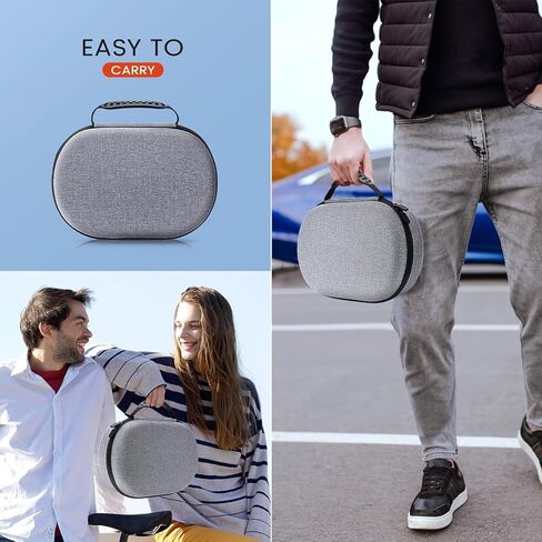 حقيبة حمل لجهاز Apple Vision Pro، حافظة Hard Vision Pro مقاومة للماء للسفر وحقيبة تخزين محمولة لسماعات Vision Pro VR وملحقاتها in Kuwait