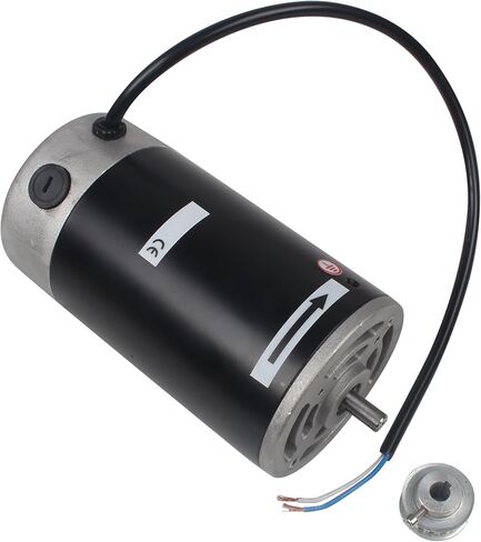 RATTMMOTOR Brushed Motor 600W 110V Mini Lathe Motor 6000RPM, Brushed DC Spindle with Timing Pulley Wheel for Metal Lathe Machine Replacement Part Accessories CJ0618 in Saudi Arabia