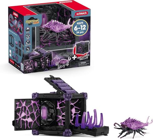 مجموعة لعب Schleich ELDRADOR Creatures BattleCave Shadow Bug الأسطورية - ألعاب خيالية للأولاد والبنات من عمر 7 سنوات فما فوق in Saudi Arabia