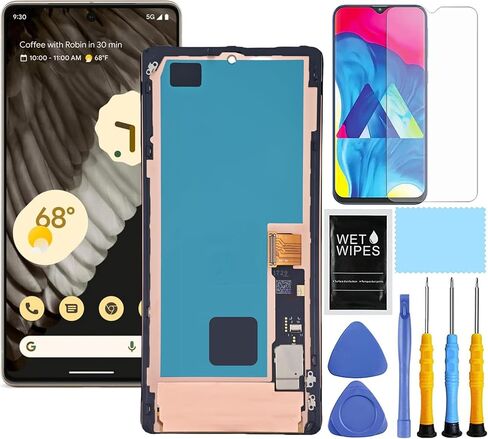 AMOLED لـ Google Pixel 7 Pro Screen Resplacement Kit لـ Pixel 7 Pro Screen Replacement GP4BC Ge2ae LCD Displaying Digitizer Touch Assembly (ليس للبكسل 7A / 7) in Kuwait