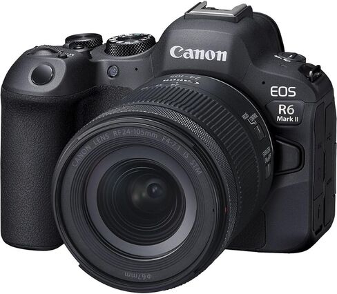 كاميرا Canon EOS R6 Mark II بدون مرآة مع عدسة مقاس 24-105 مم f/4-7.1 IS STM وRF 100-400 مم f/5.6-8 IS USM وعدسة 420-800 مم + قطعتين ذاكرة سعة 128 جيجابايت + مرشحات + حامل ثلاثي القوائم + المزيد (حزمة 38 قطعة) (متجددة) in Kuwait