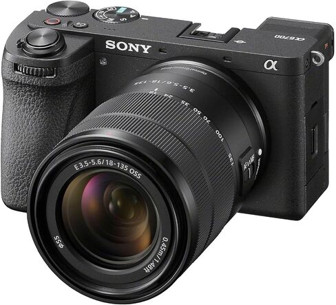 كاميرا Sony a6700 بدون مرآة مع عدسة Sony E 18-135mm f/3.5-5.6 OSS وSony E 55-210mm f/4.5-6.3 OSS + قطعتين ذاكرة 64 جيجابايت + حامل ثلاثي عنكبوت + حافظة + بطارية إضافية + المزيد (حزمة 34 قطعة) (متجددة) in Saudi Arabia
