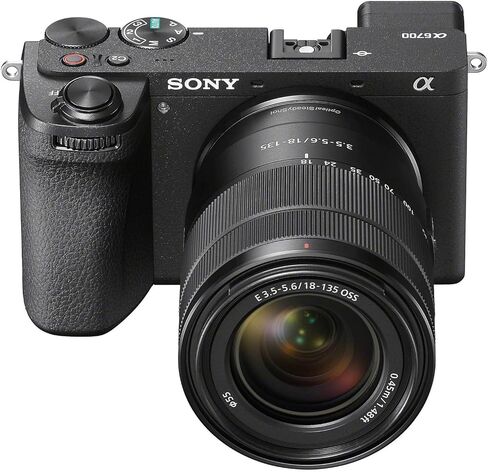 كاميرا Sony a6700 بدون مرآة مع عدسة Sony E 18-135mm f/3.5-5.6 OSS وSony E 55-210mm f/4.5-6.3 OSS + قطعتين ذاكرة 64 جيجابايت + حامل ثلاثي عنكبوت + حافظة + بطارية إضافية + المزيد (حزمة 34 قطعة) (متجددة) in Saudi Arabia