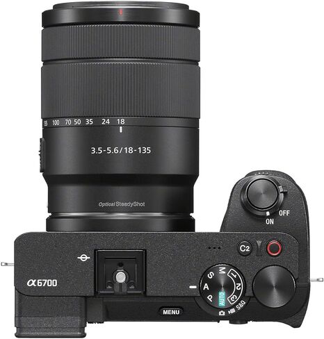كاميرا Sony a6700 بدون مرآة مع عدسة Sony E 18-135mm f/3.5-5.6 OSS وSony E 55-210mm f/4.5-6.3 OSS + قطعتين ذاكرة 64 جيجابايت + حامل ثلاثي عنكبوت + حافظة + بطارية إضافية + المزيد (حزمة 34 قطعة) (متجددة) in Saudi Arabia