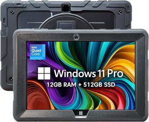 Fusion5 F202 8G 10.1 Inch Tablet with Docking Keyboard - Android 13, Full HD 10.1" IPS, Octa-Core, 8GB RAM, 128GB Storage, Dual Band WiFi, Bluetooth, USB-C, Type C, 13MP & 5MP Cameras in Saudi Arabia