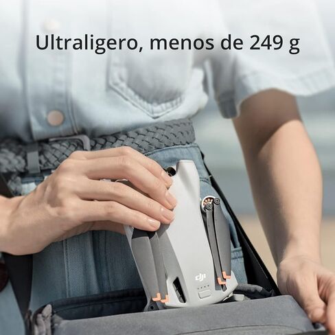 DJI Mini 3 Fly More Combo Plus (يتضمن DJI RC) - كاميرا صغيرة بدون طيار خفيفة الوزن قابلة للطي مع تصوير فيديو بدقة 4K HDR، ووقت طيران 51 دقيقة، والتقاط الصور الشخصية، والعديد من الوظائف الذكية in Kuwait
