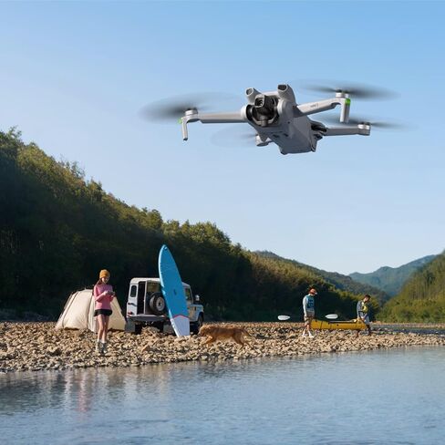 DJI Mini 3 Fly More Combo Plus (يتضمن DJI RC) - كاميرا صغيرة بدون طيار خفيفة الوزن قابلة للطي مع تصوير فيديو بدقة 4K HDR، ووقت طيران 51 دقيقة، والتقاط الصور الشخصية، والعديد من الوظائف الذكية in Kuwait