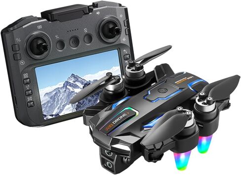 Drone with Screen Controller for Kids & Beginners, Easy to Fly Toy Drone with Camera, Altitude Hold, One Key Takeoff, Foldable RC Drone Gift for Boys Girls in Saudi Arabia