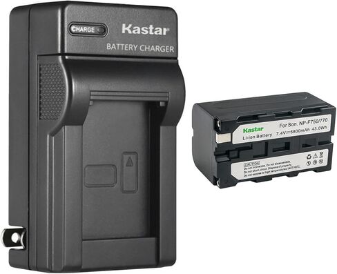 Kastar 1 حزمة بطارية وشاحن حائط تيار متردد بديل لسوني CCD-TRV92 CCD-TRV93 CCD-TRV930 CCD-TRV94 CCD-TRV940 CCD-TRV95 CCD-TRV97 CCD-TRV98 CCD-TRV99 DSC-D770 CRX10U CVX-V18NS CVX-V18NSP in Kuwait