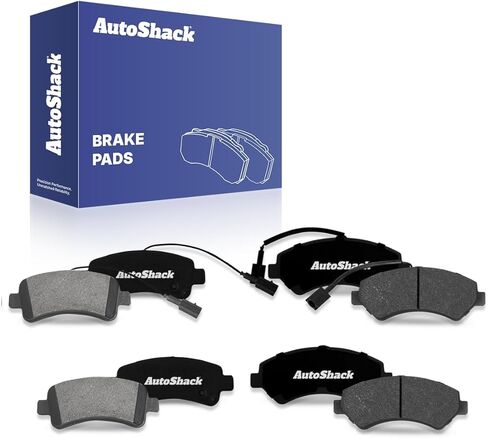 AutoShack 8pcs Front and Rear Performance Ceramic Brake Pad Set Replacement for 2014-2020 Ram ProMaster 1500 ProMaster 2500 2017-2020 ProMaster 3500 3.0L 3.6L V6 FWD BRK030261547 in Saudi Arabia