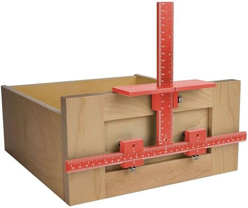 Big Horn 19607 Adjustable Cabinet Hardware Jig – Precision Drilling Guide for Cabinet Handles and Knobs – Adjustable Ruler with Drill Bushings – Install Pulls and Hardware on Doors and Drawers in Saudi Arabia