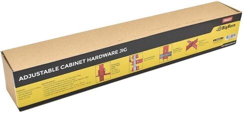 Big Horn 19607 Adjustable Cabinet Hardware Jig – Precision Drilling Guide for Cabinet Handles and Knobs – Adjustable Ruler with Drill Bushings – Install Pulls and Hardware on Doors and Drawers in Saudi Arabia