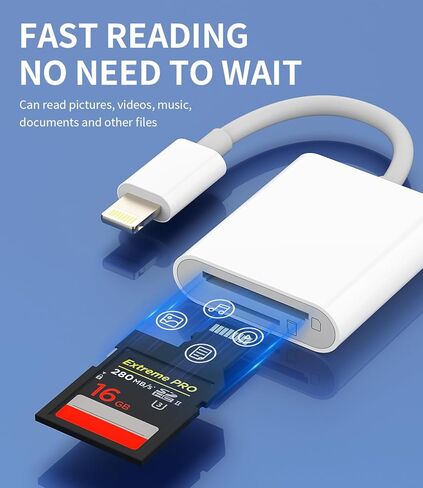 محول Micro SD ملحقات قارئ بطاقات فلاش TF لكاميرا iPhone وذاكرة Lightning Adaptador وعارض تصوير فوتوغرافي صغير الحجم لـ Apple 11 12 13 Pro Max Mini X Xs Xr 7 8 6 Plus Se لجهاز iPad Air 2020 in Saudi Arabia