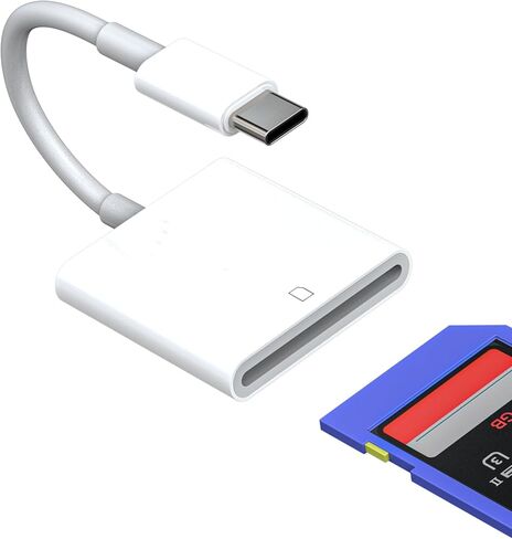 قارئ بطاقة SD محول USB C لهاتف iPhone 17 16 15 Pro Max عصا ذاكرة الكاميرا الرقمية لهاتف Apple نوع Android لمحول Ipad ملحقات الكمبيوتر اللوحي Photo Memoria MacBook Lector Flash Drive Dongle in Kuwait