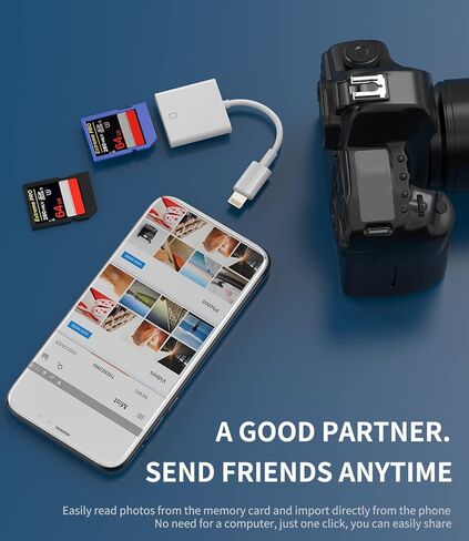 SD Card Reader for iPhone Camera Memory Dongle Lightning Adapter Accessories(2Pack) for Apple MFI Certified Photo Photography Viewer Adaptador for 14 13 12 11 Pro Max X Xs Xr 8 7 Plus Se for iPad Air in Saudi Arabia