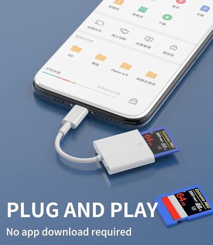SD Card Reader for iPhone Camera Memory Dongle Lightning Adapter Accessories(2Pack) for Apple MFI Certified Photo Photography Viewer Adaptador for 14 13 12 11 Pro Max X Xs Xr 8 7 Plus Se for iPad Air in Saudi Arabia