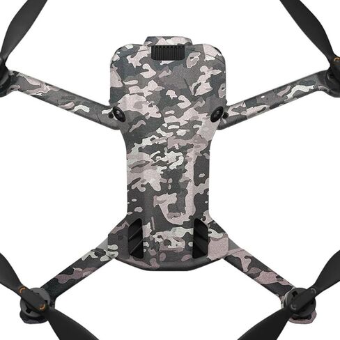 Protective Decal Skin for DJI Mini 5 Pro — 3M Material, Matte Finish, Full Body Sticker (Contour Lines Black) in Saudi Arabia