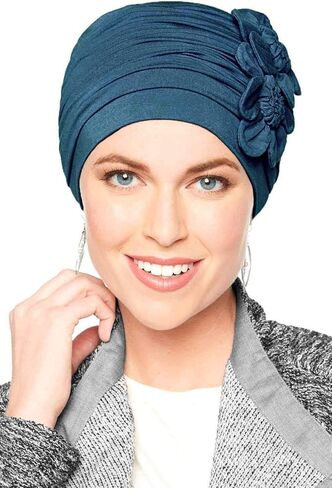 Cardani Flapper Turban - Vintage Flapper Hat in Soft Viscose from Bamboo in Kuwait