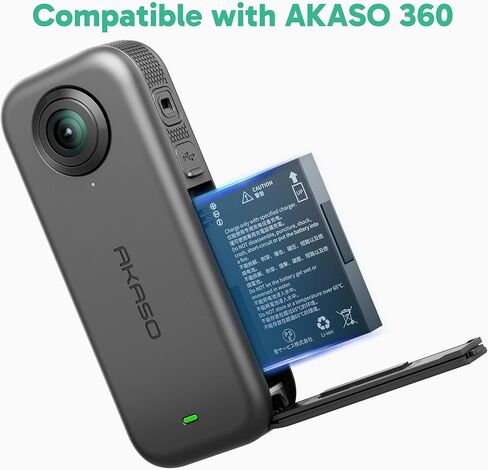 AKASO 360 Camera Motorcycle Combo with 2 Batteries and a Charger Bundle in Saudi Arabia