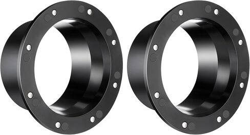 Saillong 2Pack 4" Magnetic Hose Connector for Dust Collection System, Quick Connect Magnetic Coupling with 8 Magnets, Durable ABS Fitting Compatible with 4" and 2-1/2" Machine Coupling in Saudi Arabia