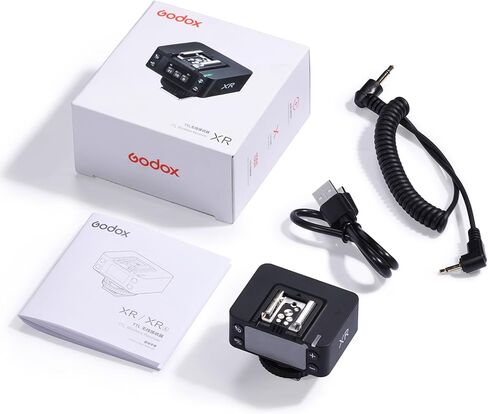 جهاز استقبال فلاش لاسلكي Godox XR TTL لكاميرا Canon Nikon، ترقية Godox X1R، مزامنة الزناد عن بعد 2.4G HSS مع X3/X3Pro، بطارية مدمجة، إطلاق مصراع لاسلكي 32 قناة، واجهة متعددة Hotshoe in Saudi Arabia