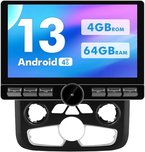 ستيريو راديو السيارة لدودج رام 2013-2019 1500 2500 3500 بنيت في carplay/Android Auto 9 بوصة وحدة 2G RAM 32G ROM مع DSP BT GPS FM WIFI الكاميرا الاحتياطية AC in Kuwait