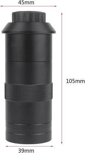 مجهر صناعة العدسات كاميرا فيديو مجهر C Mount Lens 130 مضاعفات تكبير قابل للتعديل تكبير 130X C-Mount مجهر عدسات للمجهر البصري in Saudi Arabia