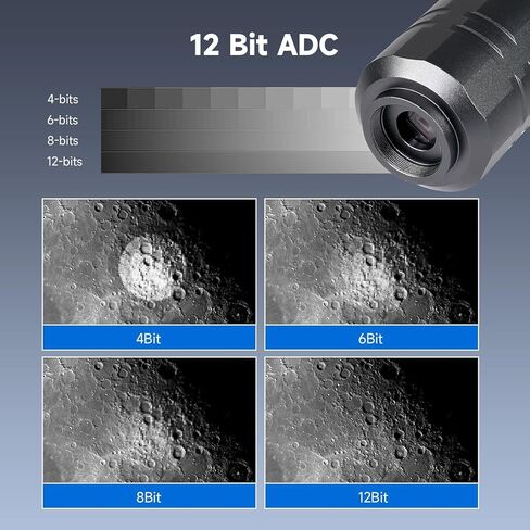 SVBONY SV305C Pro Telescope Camera, USB 3.0 High-Speed Transmission, 2MP IMX662 Sensor 128MB DDR Buffer with 1.25" UHC Filter, 2X Barlow Lens in Saudi Arabia