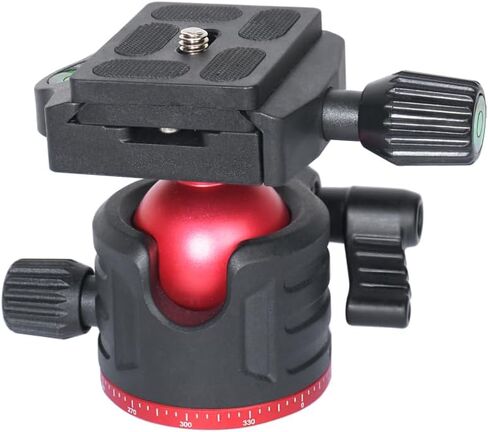 36mm Tripod Ball Head 360 Degree Rotating Panoramic with 1/4 inch Quick Release Plate Bubble Level for Monopod Camera Camcorder Load Capacity up to 11lbs/5KG in Kuwait