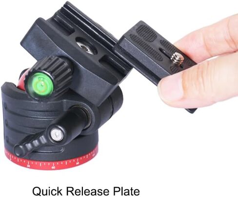 36mm Tripod Ball Head 360 Degree Rotating Panoramic with 1/4 inch Quick Release Plate Bubble Level for Monopod Camera Camcorder Load Capacity up to 11lbs/5KG in Kuwait