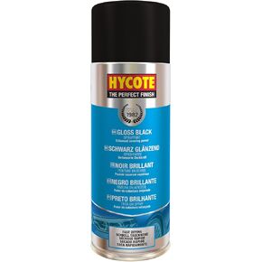 طلاء بخاخ أسود ساتان 400 مل × 6 (عبوة من 6 قطع) - لمسة نهائية ناعمة من الأكريليك الأسود اللامع - مقاوم للأشعة فوق البنفسجية - مثالي للأسطح المعدنية والبلاستيكية والسيارات in Kuwait