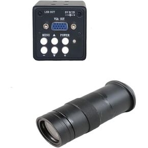 Microscopes Lens 1/3 Inch VGA Industrial Video Digital Microscope Camera 130X C-Mount Lens for Soldering PCB Jewelry Repair Tool Kts Microscope Eyepieces for Optical Microscope in Saudi Arabia